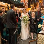 A wedding at the National Railway Museum